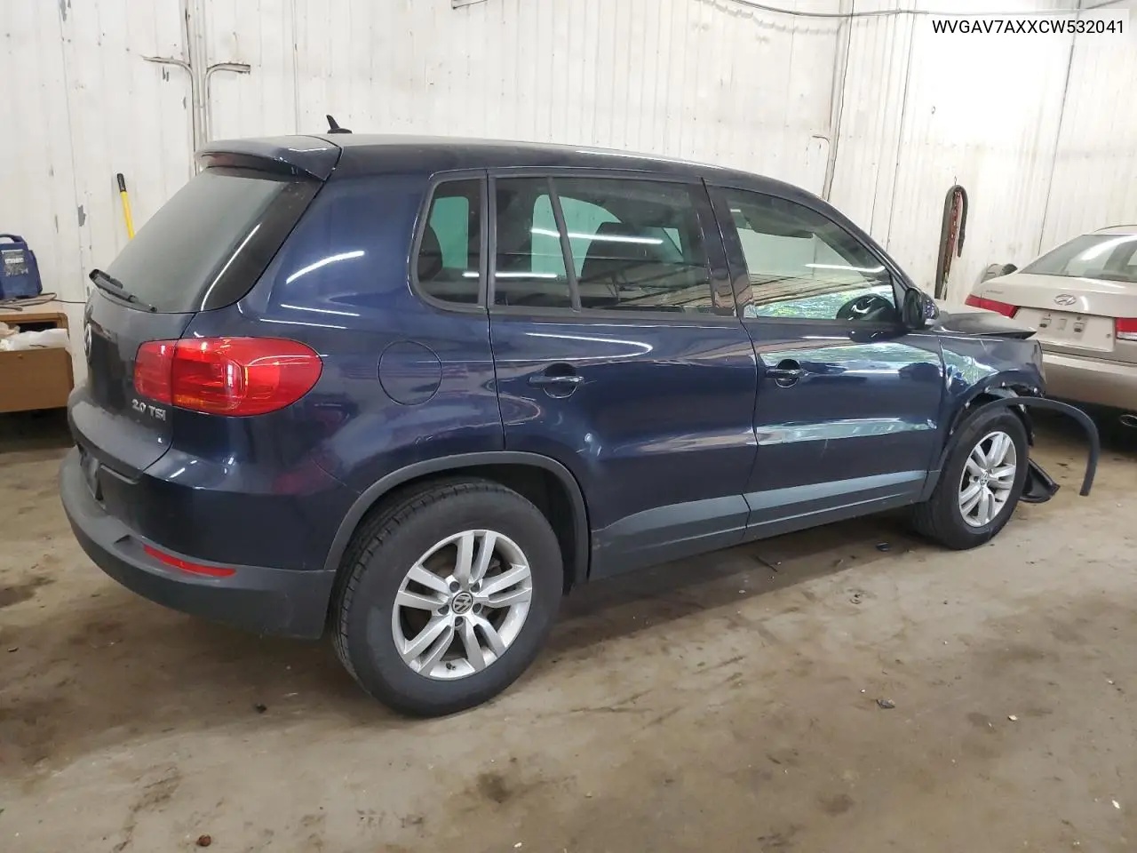 2012 Volkswagen Tiguan S VIN: WVGAV7AXXCW532041 Lot: 56550825