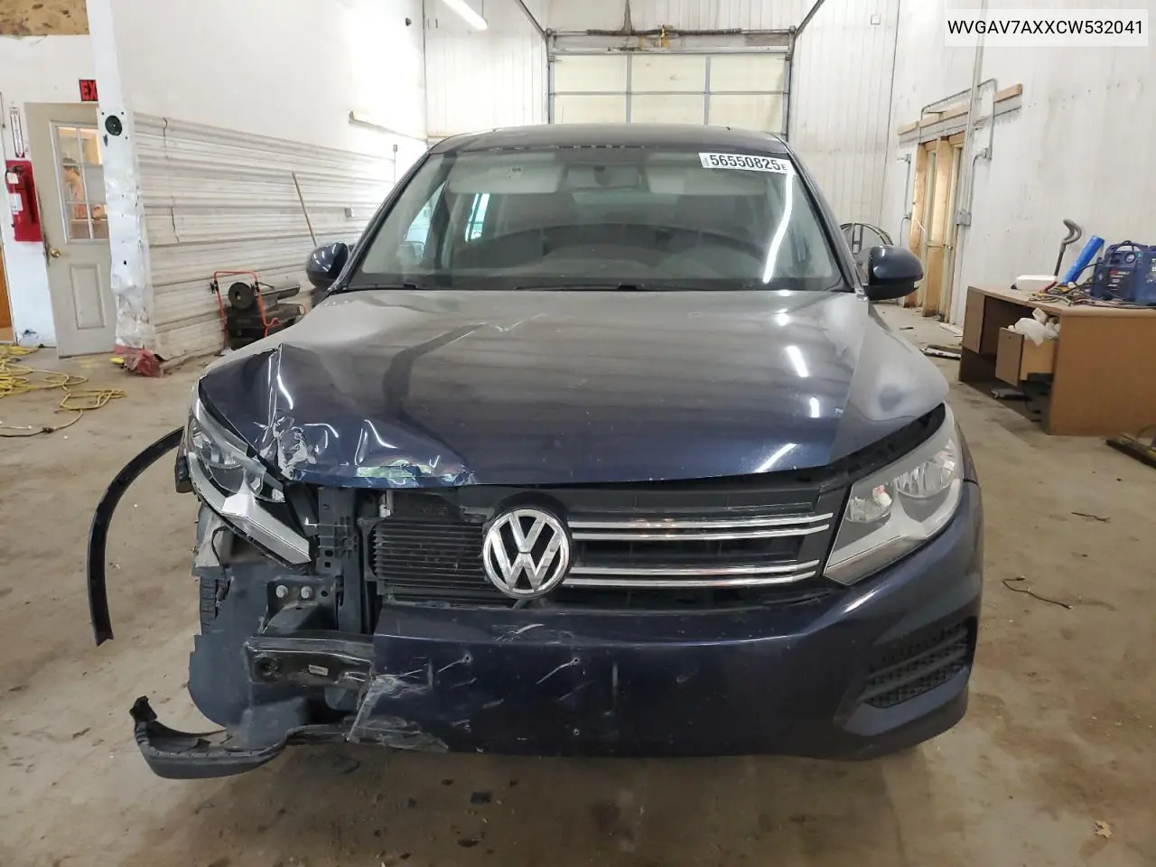 2012 Volkswagen Tiguan S VIN: WVGAV7AXXCW532041 Lot: 56550825