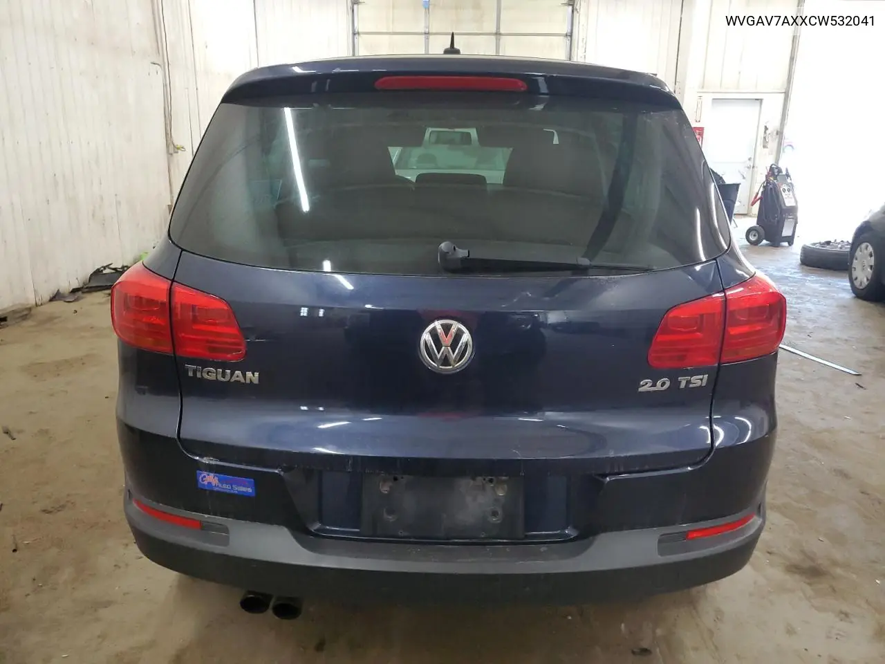 2012 Volkswagen Tiguan S VIN: WVGAV7AXXCW532041 Lot: 56550825