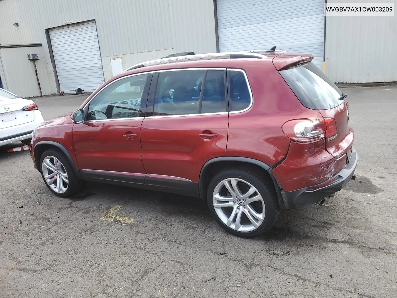 2012 Volkswagen Tiguan S VIN: WVGBV7AX1CW003209 Lot: 56904205