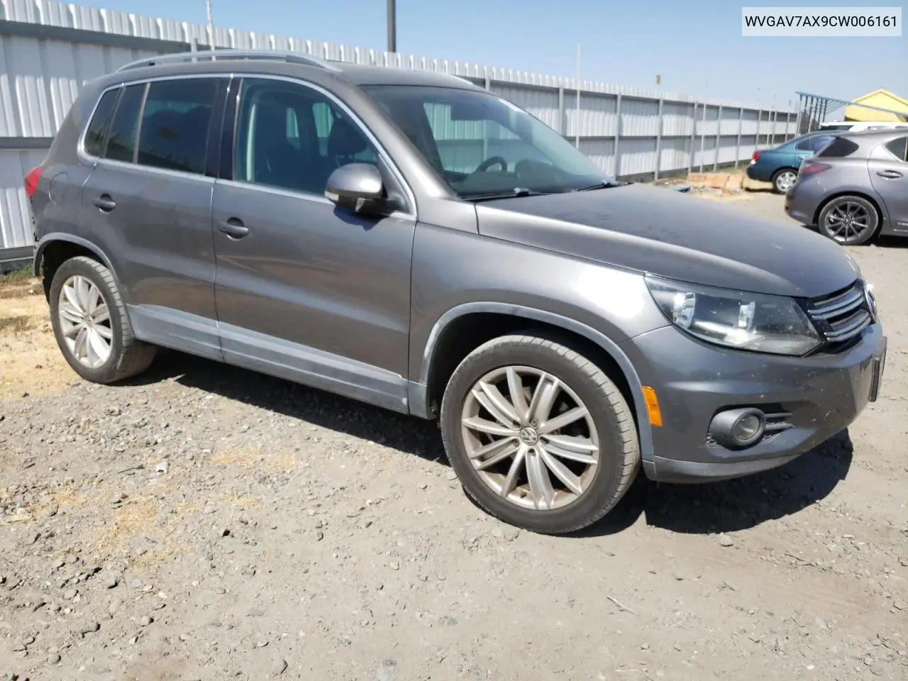 2012 Volkswagen Tiguan S VIN: WVGAV7AX9CW006161 Lot: 61789085