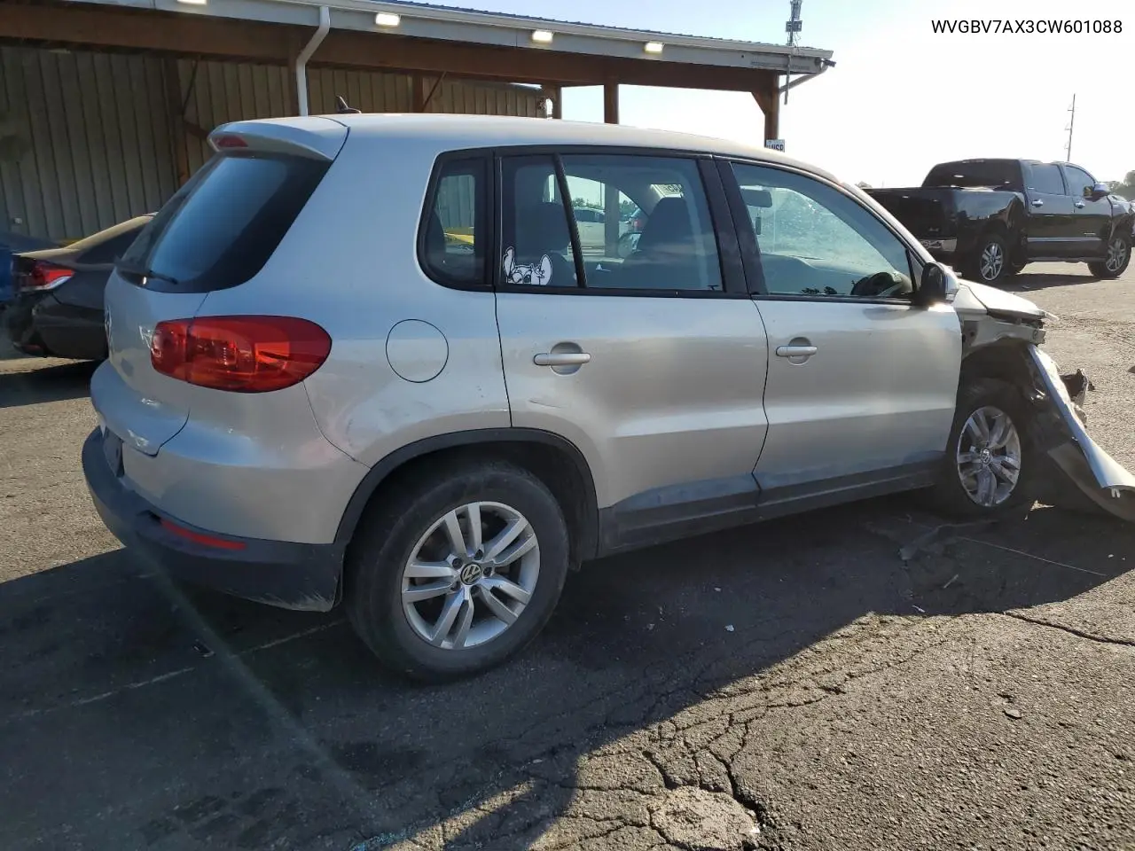 2012 Volkswagen Tiguan S VIN: WVGBV7AX3CW601088 Lot: 62075145