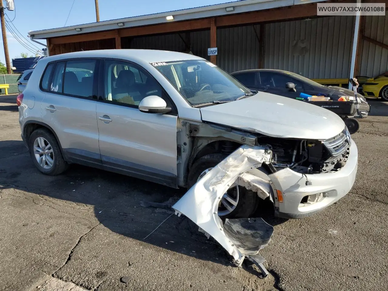2012 Volkswagen Tiguan S VIN: WVGBV7AX3CW601088 Lot: 62075145