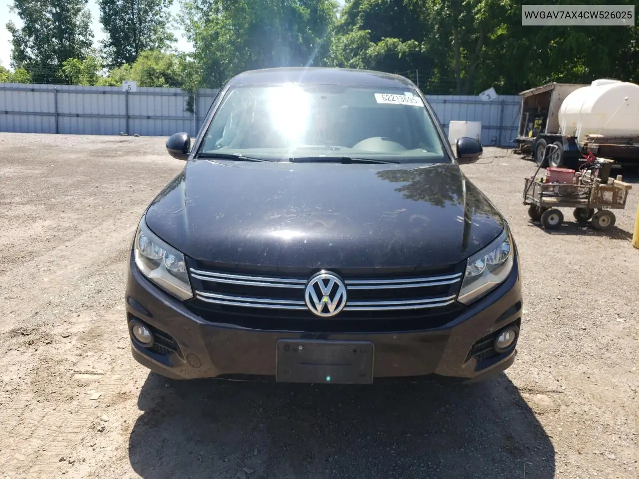2012 Volkswagen Tiguan S VIN: WVGAV7AX4CW526025 Lot: 62213695