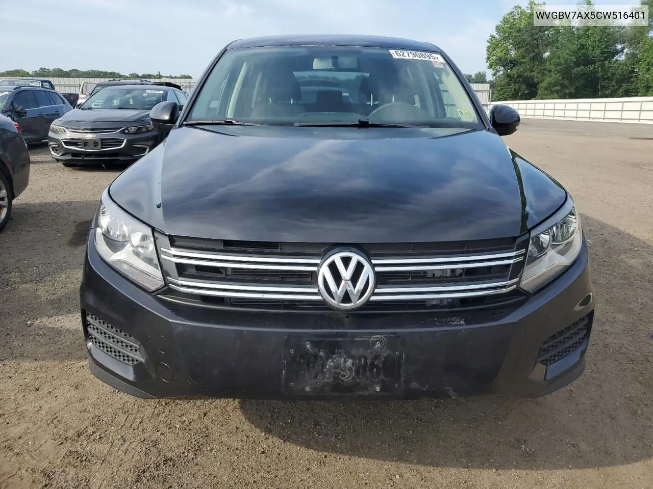 2012 Volkswagen Tiguan S VIN: WVGBV7AX5CW516401 Lot: 62790895