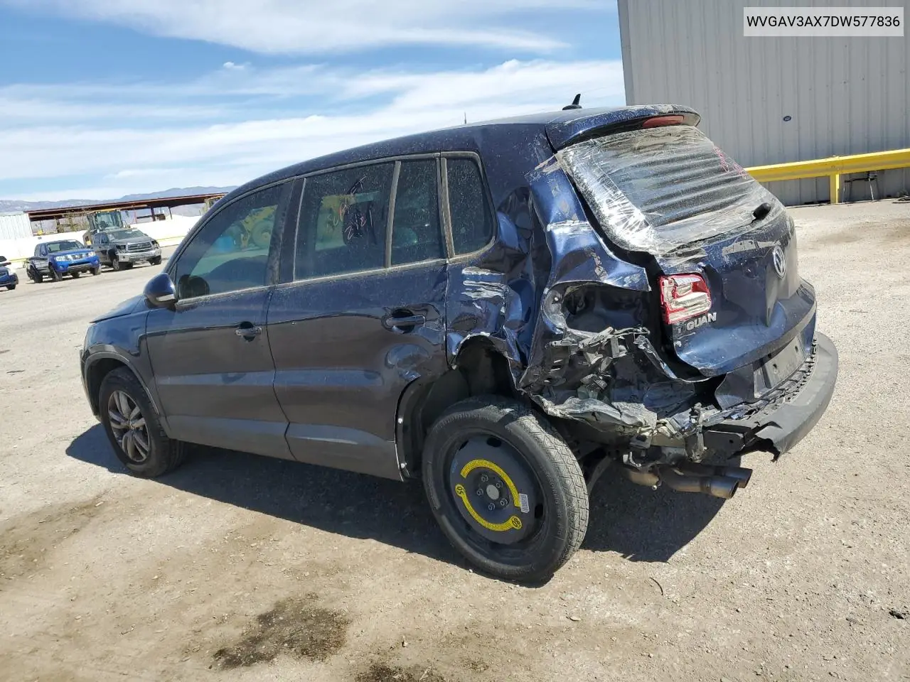 2013 Volkswagen Tiguan S VIN: WVGAV3AX7DW577836 Lot: 46491625