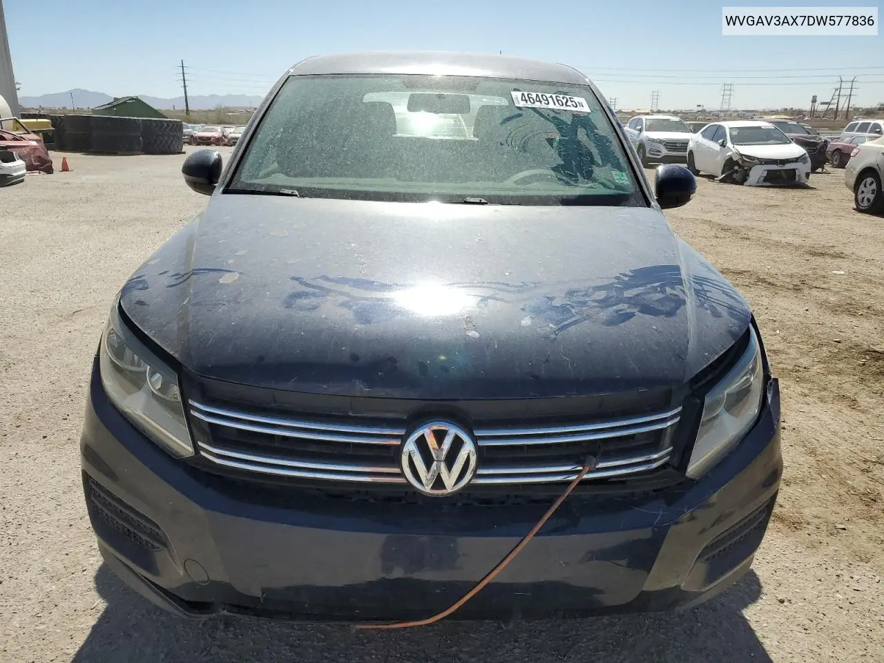 2013 Volkswagen Tiguan S VIN: WVGAV3AX7DW577836 Lot: 46491625