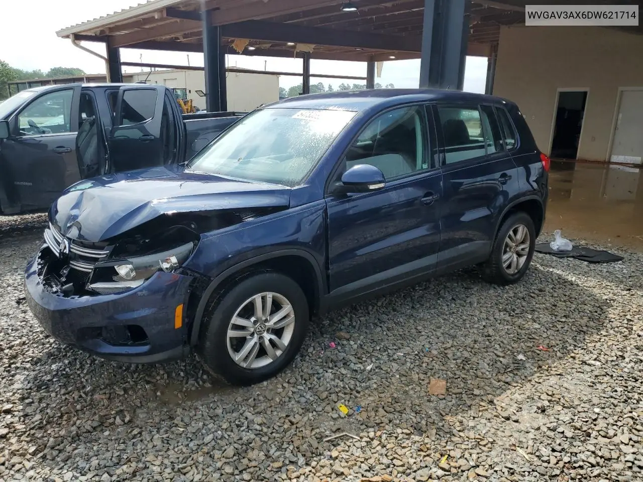 2013 Volkswagen Tiguan S VIN: WVGAV3AX6DW621714 Lot: 54730565