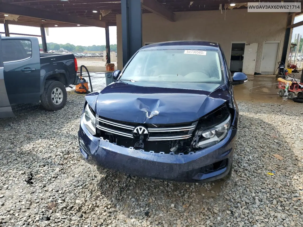2013 Volkswagen Tiguan S VIN: WVGAV3AX6DW621714 Lot: 54730565