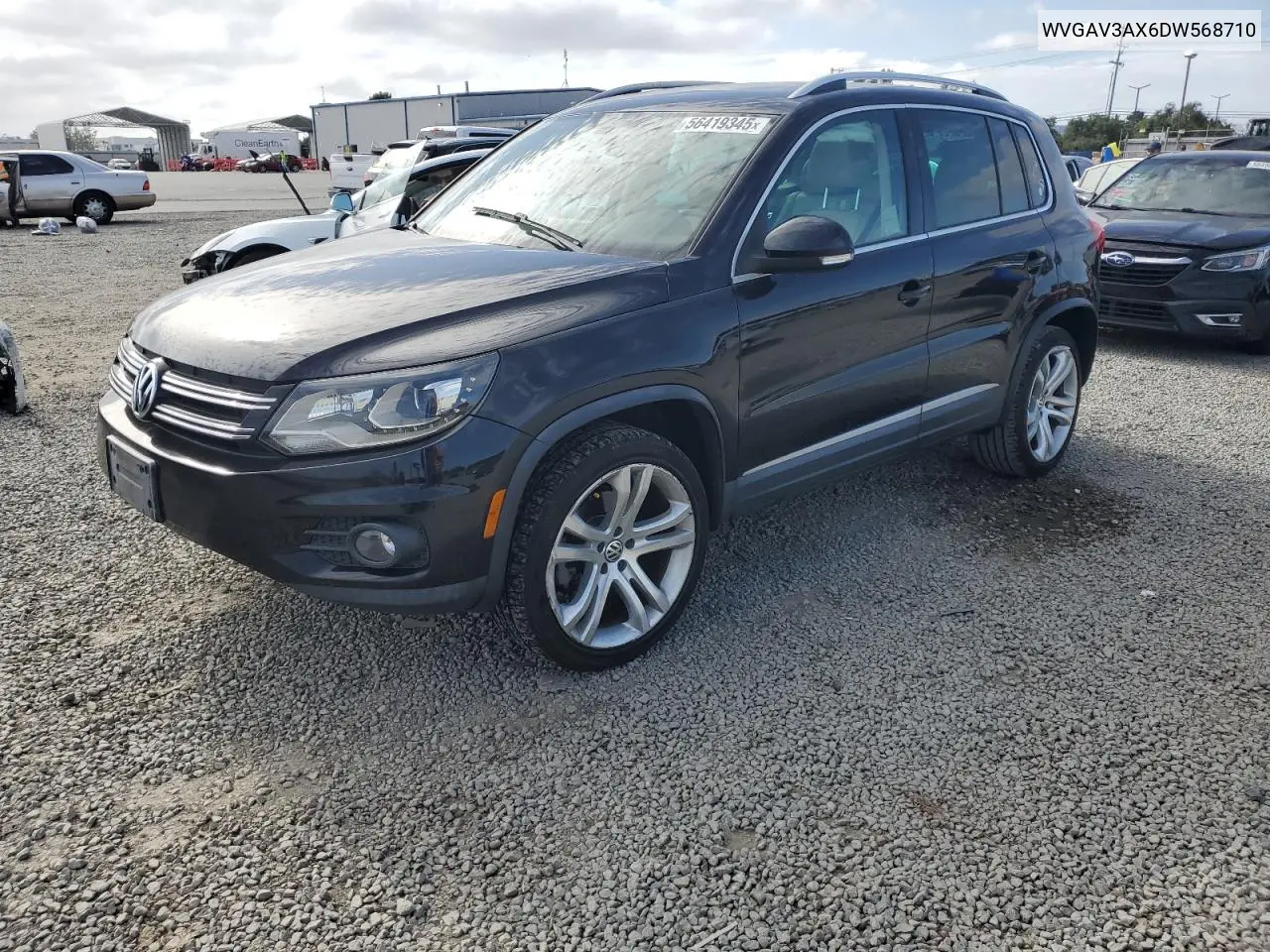 2013 Volkswagen Tiguan S VIN: WVGAV3AX6DW568710 Lot: 56419345