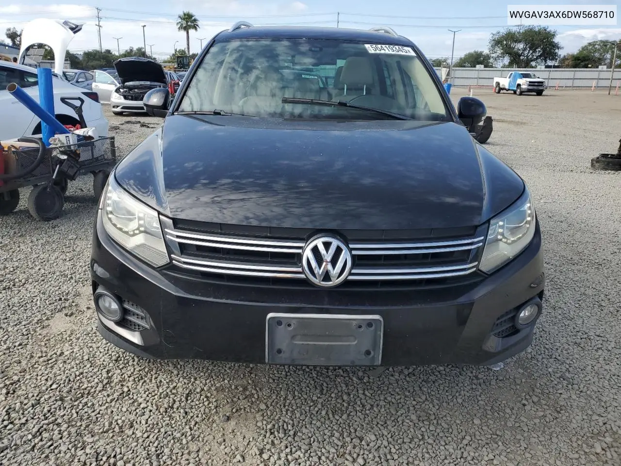 2013 Volkswagen Tiguan S VIN: WVGAV3AX6DW568710 Lot: 56419345
