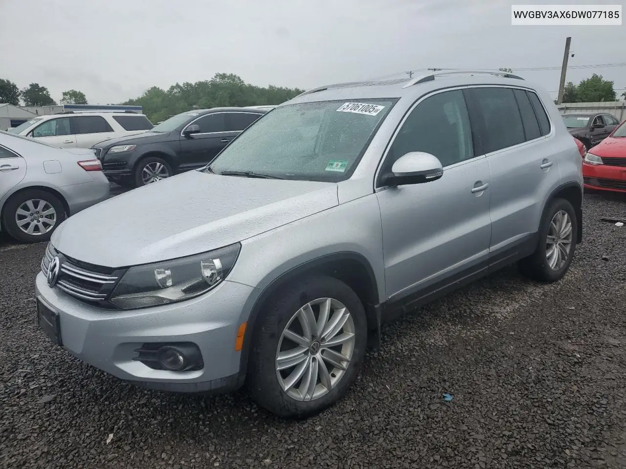 2013 Volkswagen Tiguan S VIN: WVGBV3AX6DW077185 Lot: 57061005