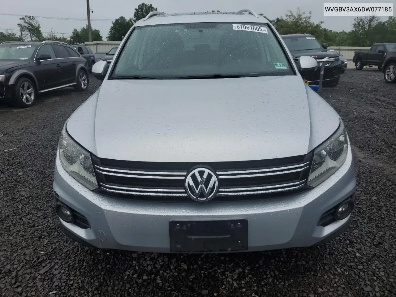 2013 Volkswagen Tiguan S VIN: WVGBV3AX6DW077185 Lot: 57061005