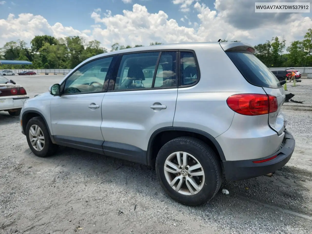 2013 Volkswagen Tiguan S VIN: WVGAV7AX7DW537912 Lot: 61016465