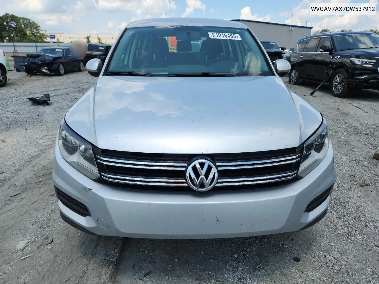 2013 Volkswagen Tiguan S VIN: WVGAV7AX7DW537912 Lot: 61016465