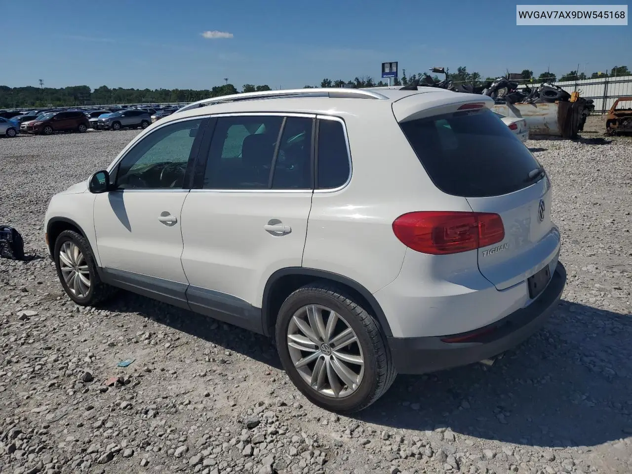 2013 Volkswagen Tiguan S VIN: WVGAV7AX9DW545168 Lot: 61755055