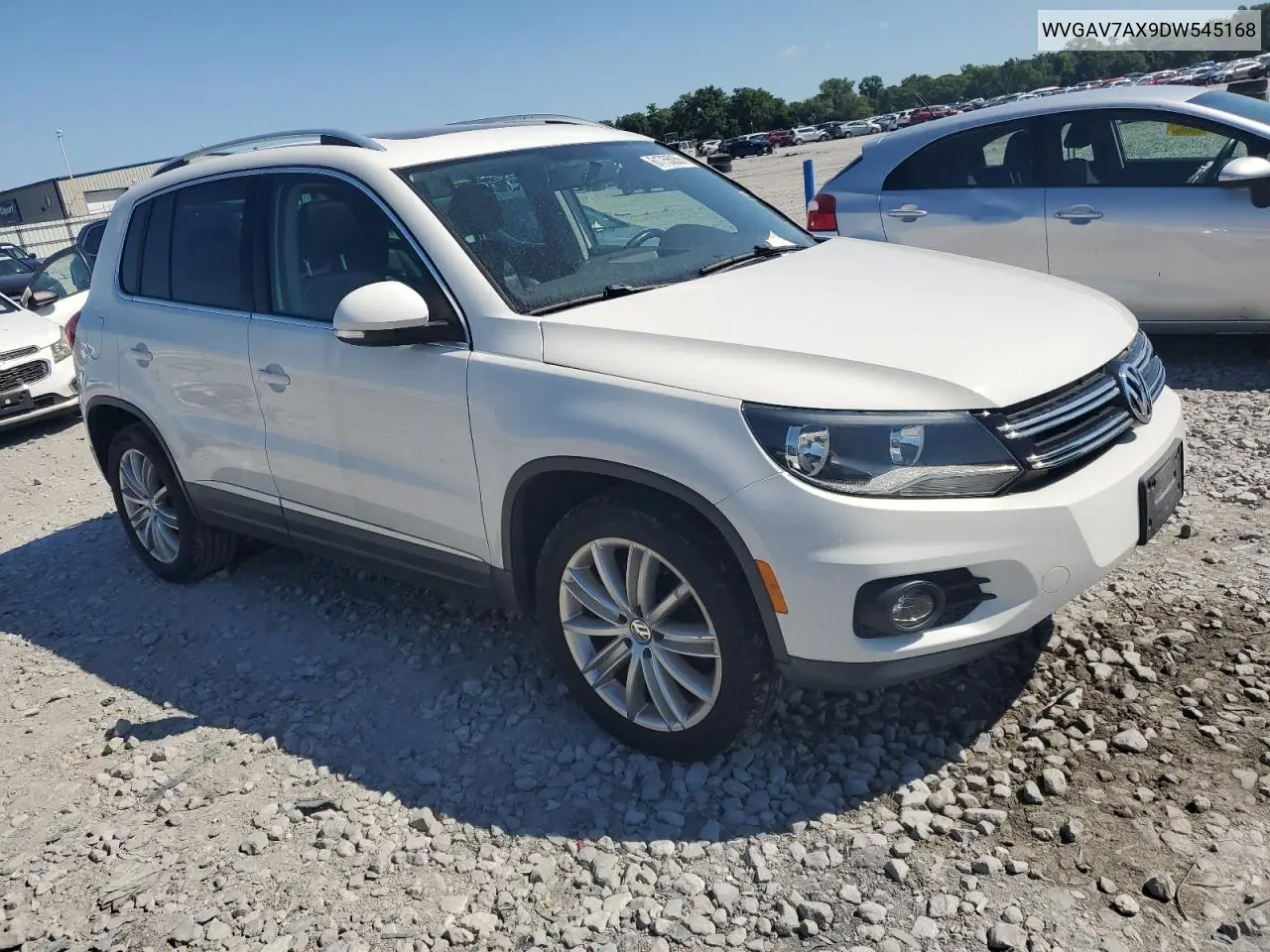 2013 Volkswagen Tiguan S VIN: WVGAV7AX9DW545168 Lot: 61755055