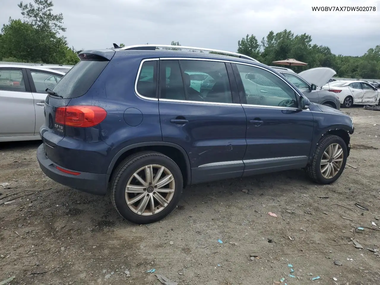 2013 Volkswagen Tiguan S VIN: WVGBV7AX7DW502078 Lot: 62124485