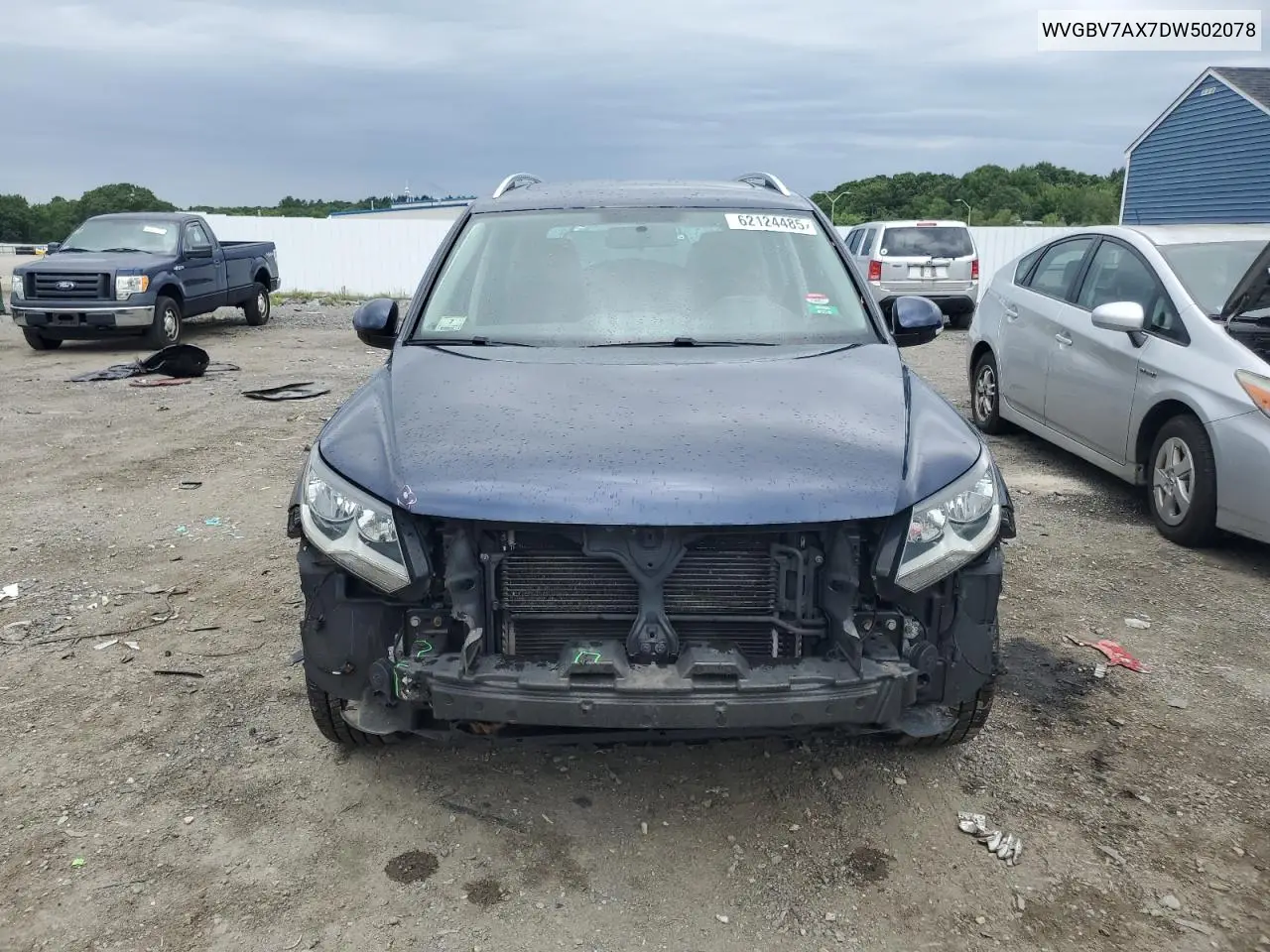 2013 Volkswagen Tiguan S VIN: WVGBV7AX7DW502078 Lot: 62124485