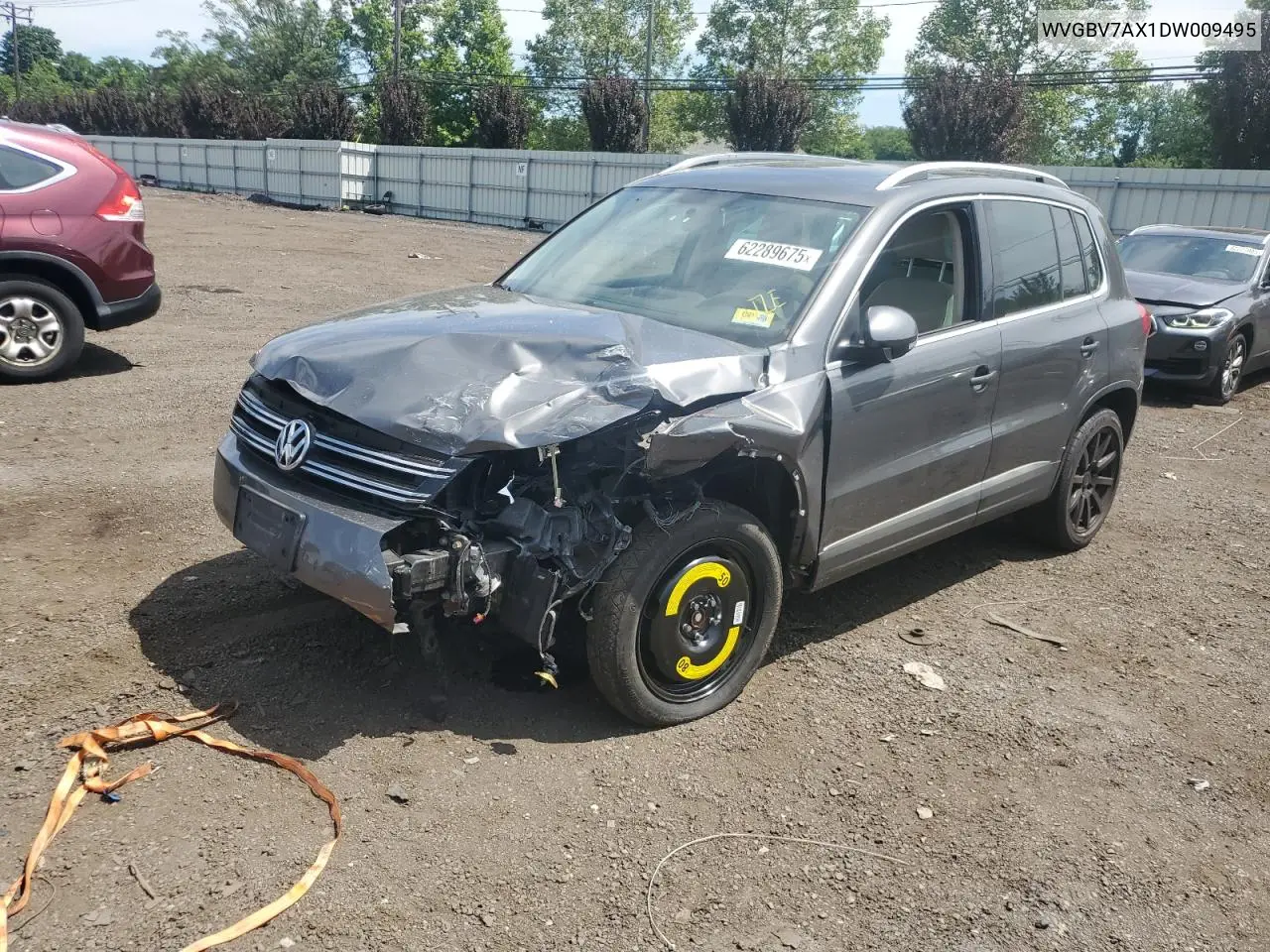 2013 Volkswagen Tiguan S VIN: WVGBV7AX1DW009495 Lot: 62289675