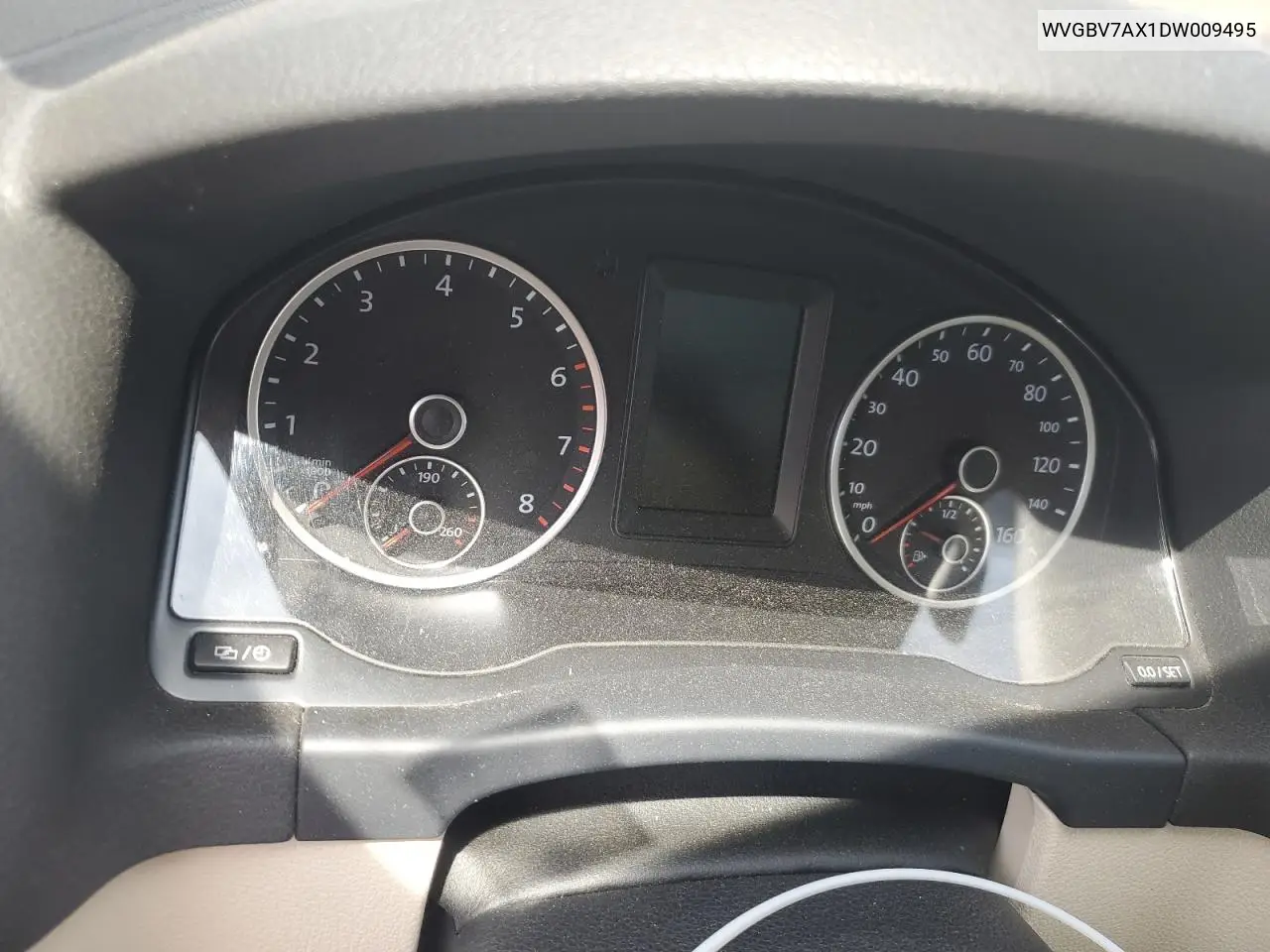 2013 Volkswagen Tiguan S VIN: WVGBV7AX1DW009495 Lot: 62289675