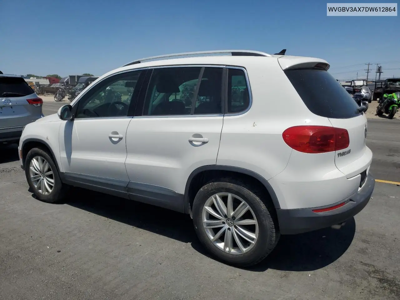 2013 Volkswagen Tiguan S VIN: WVGBV3AX7DW612864 Lot: 62699635