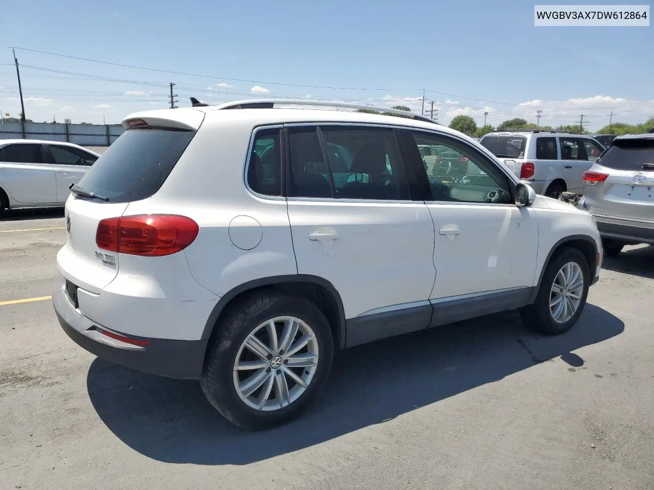 2013 Volkswagen Tiguan S VIN: WVGBV3AX7DW612864 Lot: 62699635