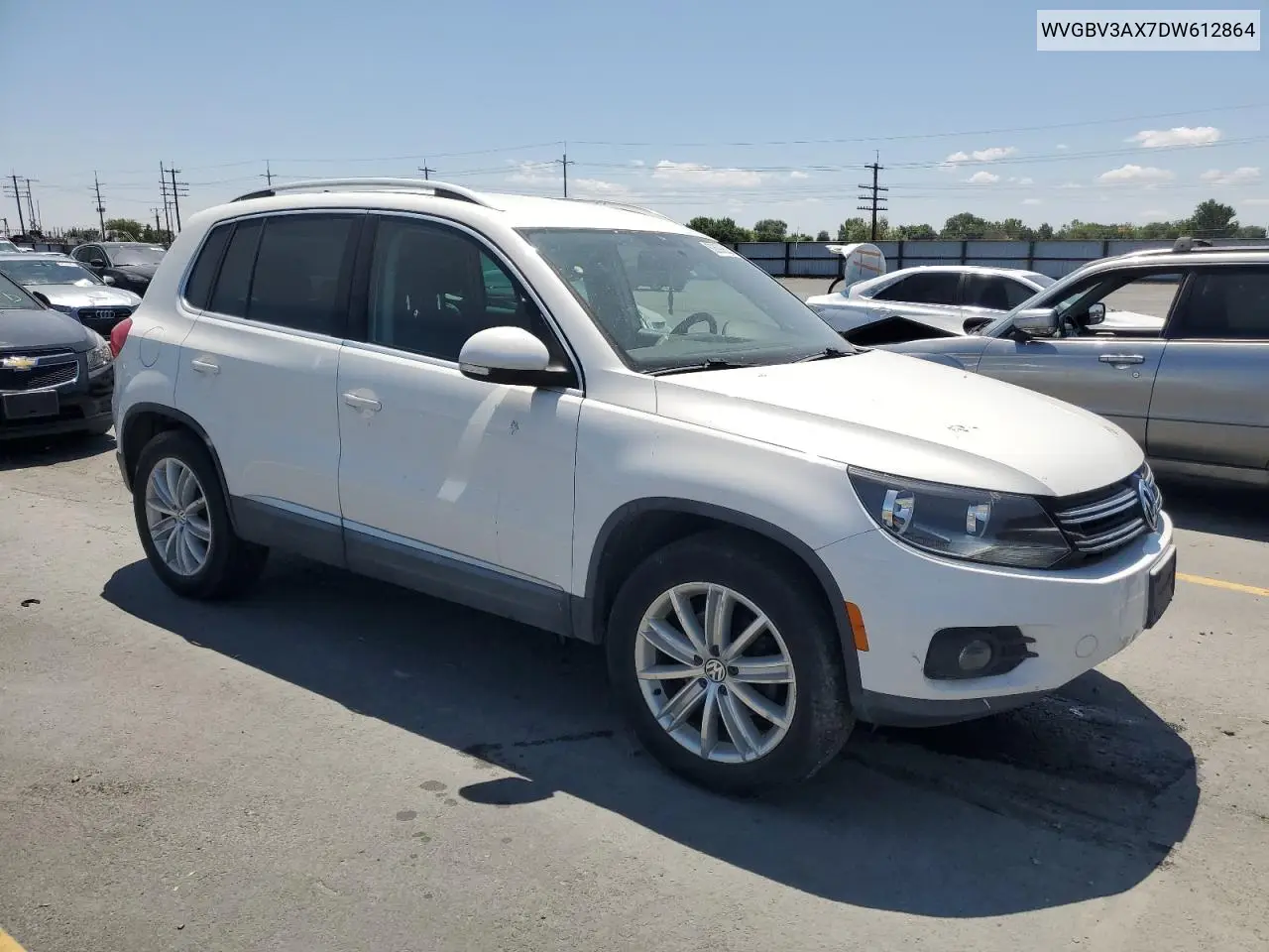 2013 Volkswagen Tiguan S VIN: WVGBV3AX7DW612864 Lot: 62699635