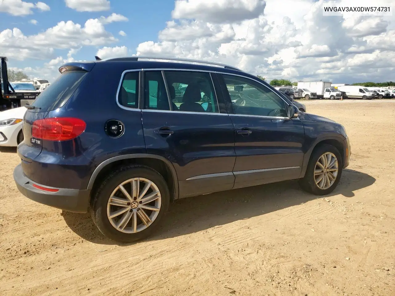 2013 Volkswagen Tiguan S VIN: WVGAV3AX0DW574731 Lot: 62732185