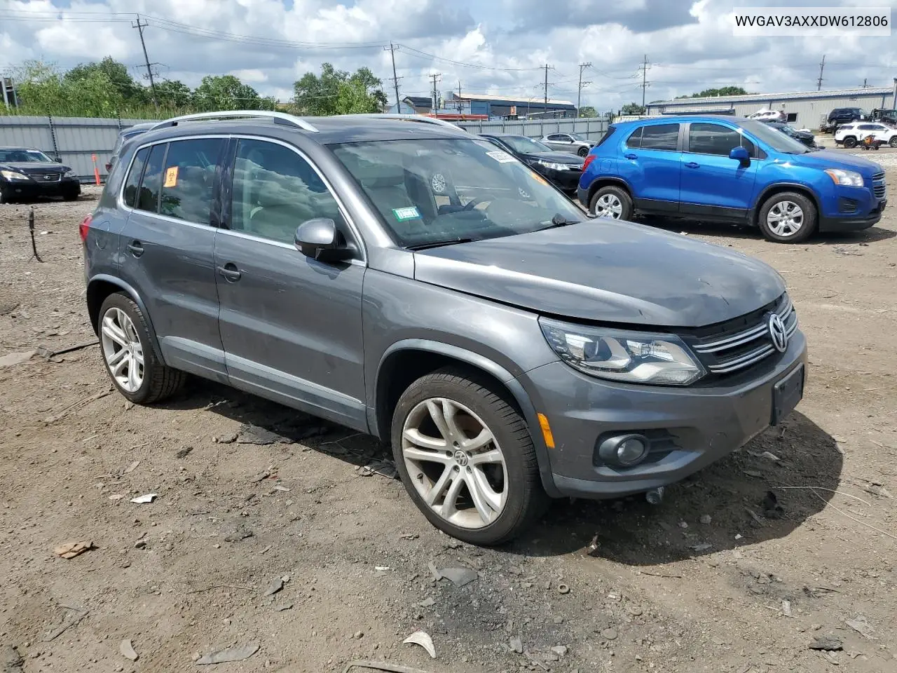 2013 Volkswagen Tiguan S VIN: WVGAV3AXXDW612806 Lot: 62863975
