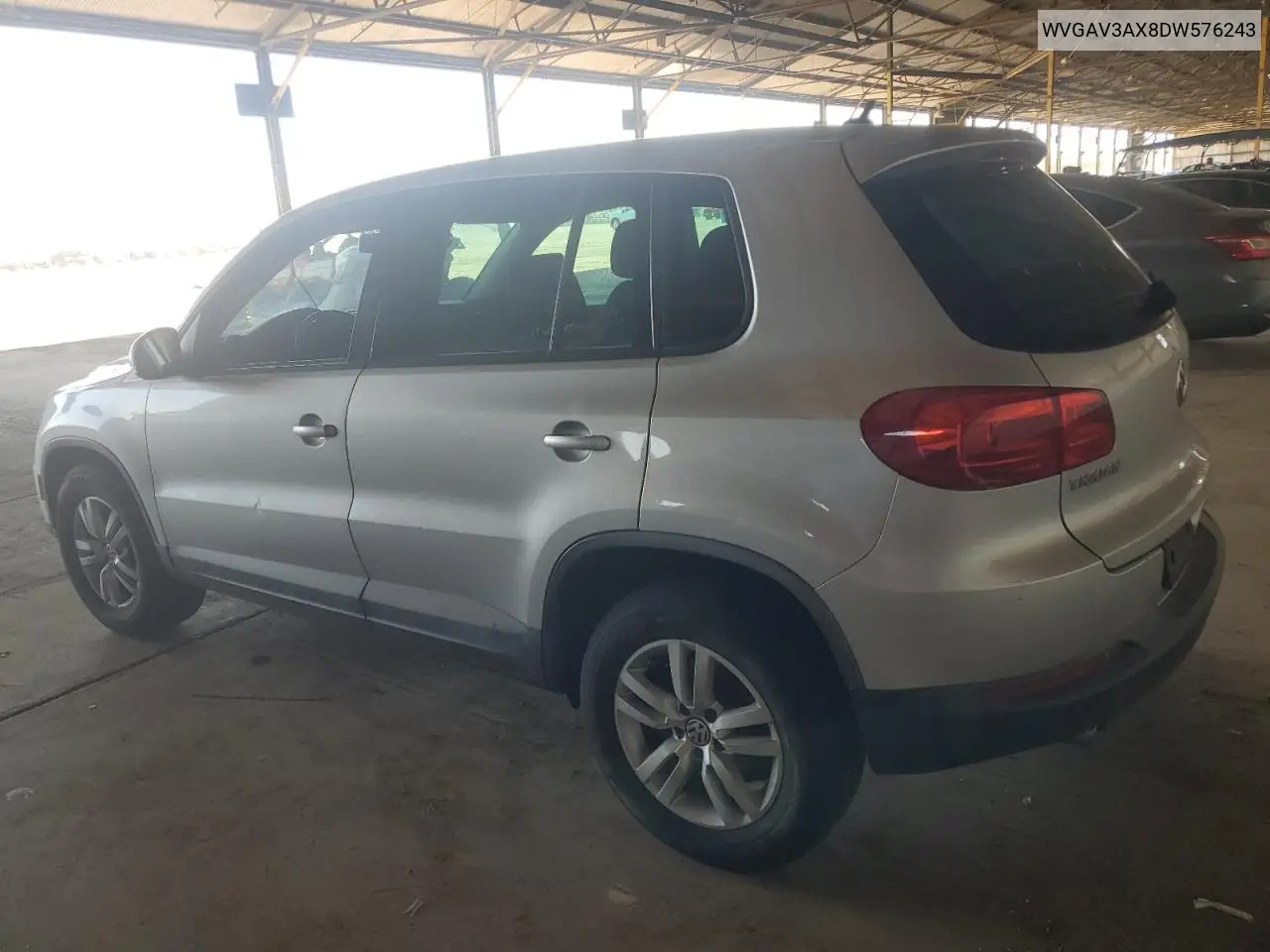 2013 Volkswagen Tiguan S VIN: WVGAV3AX8DW576243 Lot: 62882635