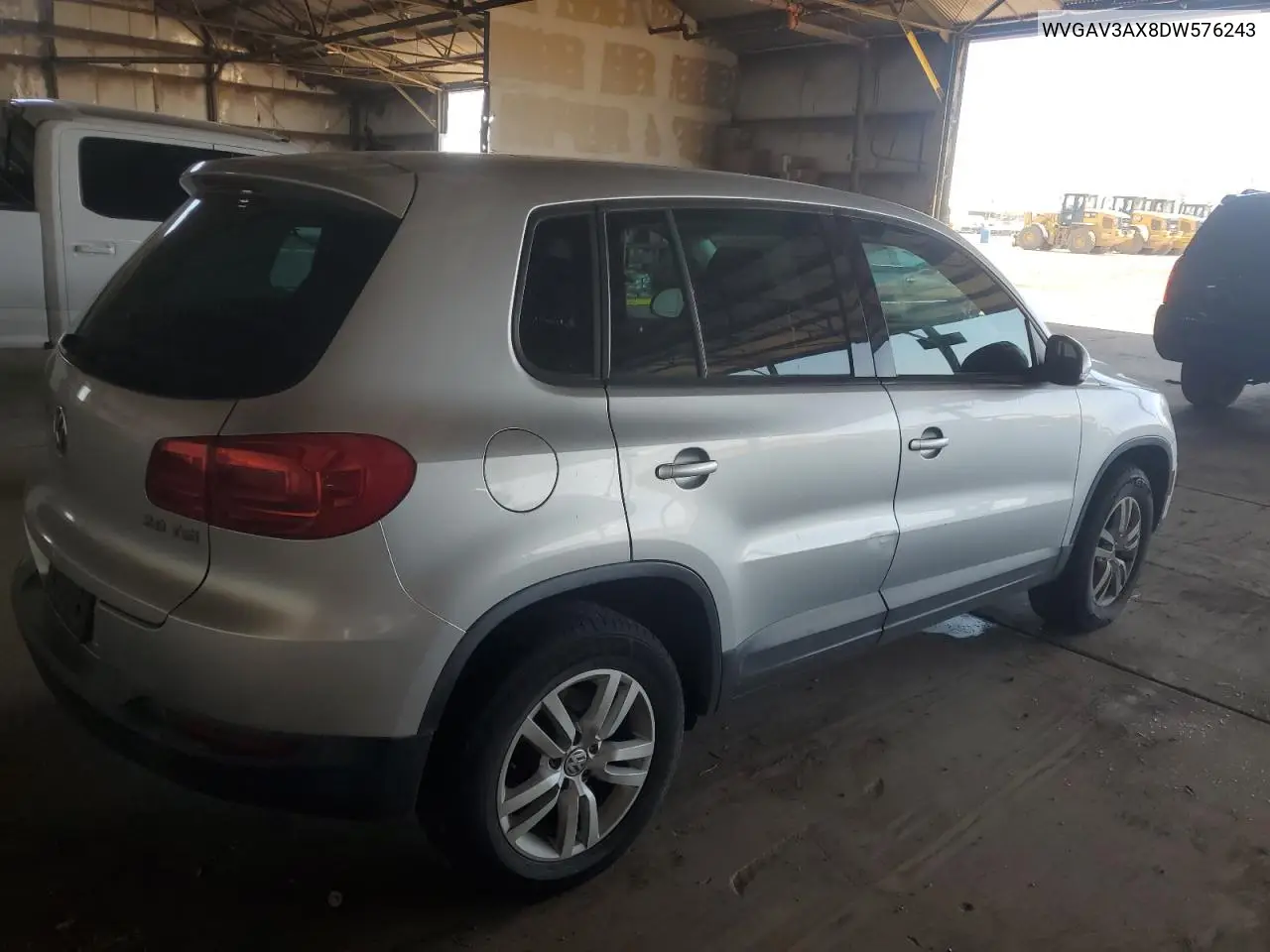 2013 Volkswagen Tiguan S VIN: WVGAV3AX8DW576243 Lot: 62882635