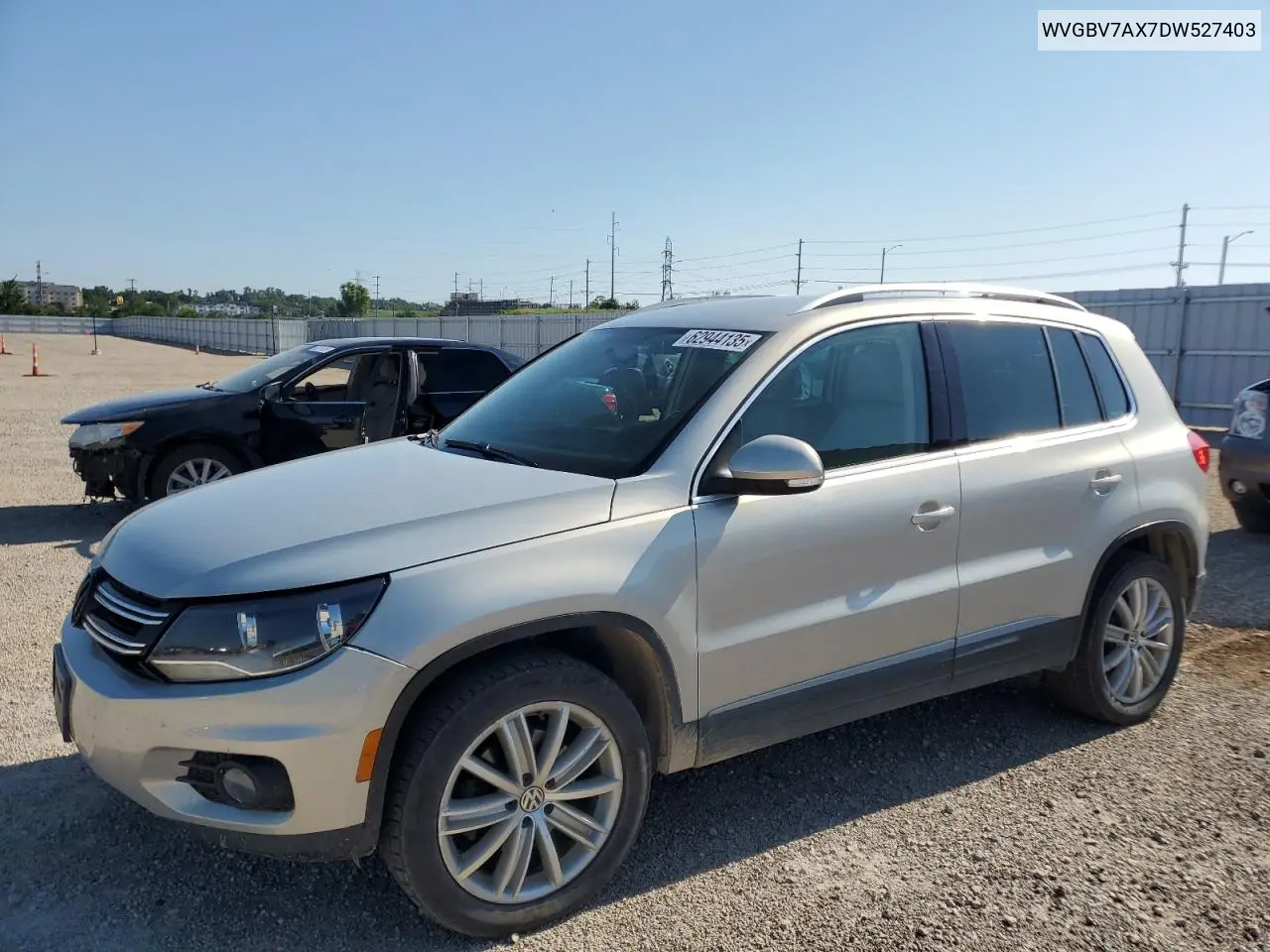 2013 Volkswagen Tiguan S VIN: WVGBV7AX7DW527403 Lot: 62944135