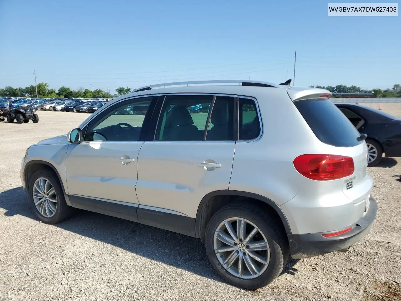 2013 Volkswagen Tiguan S VIN: WVGBV7AX7DW527403 Lot: 62944135