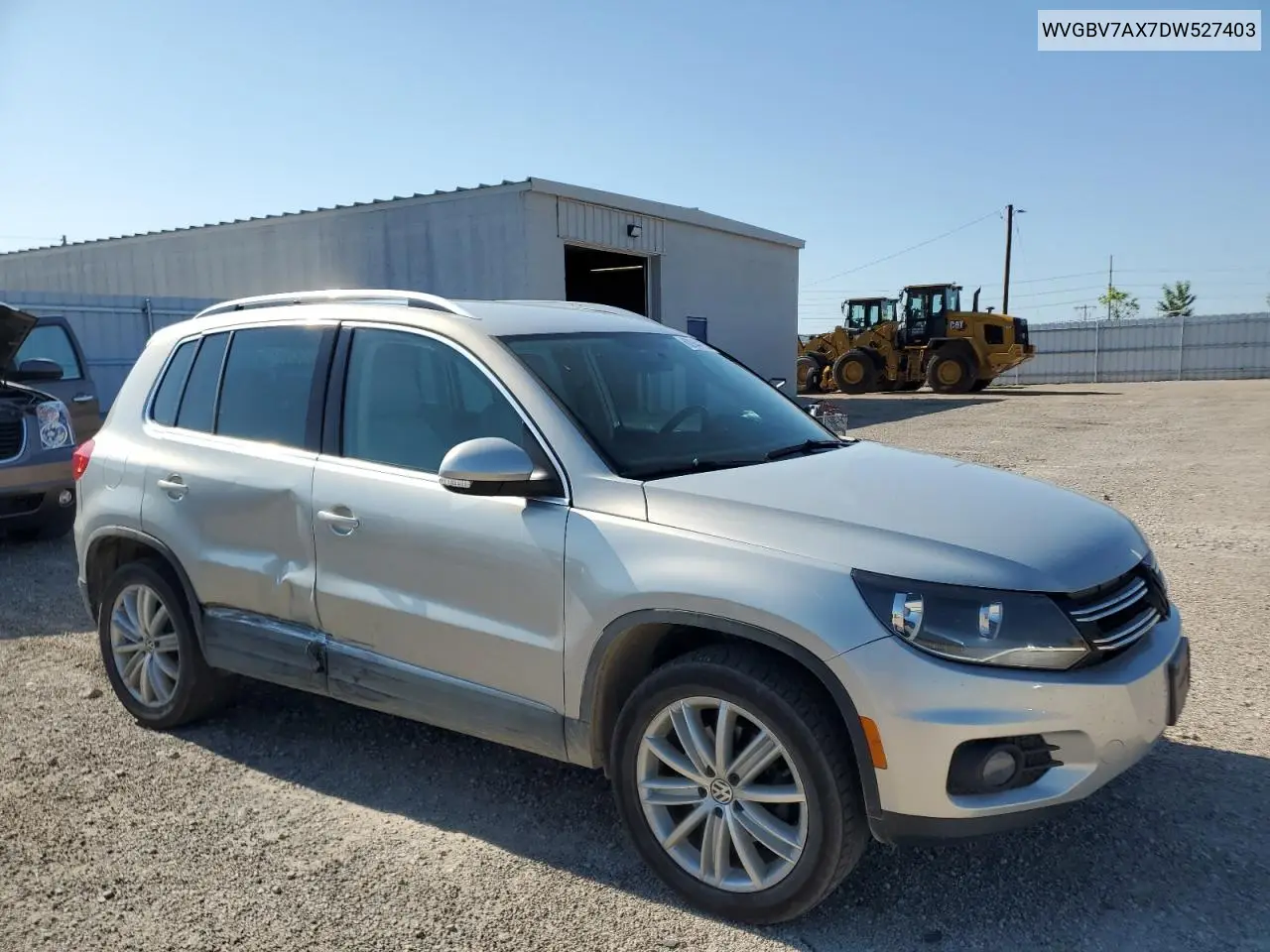 2013 Volkswagen Tiguan S VIN: WVGBV7AX7DW527403 Lot: 62944135