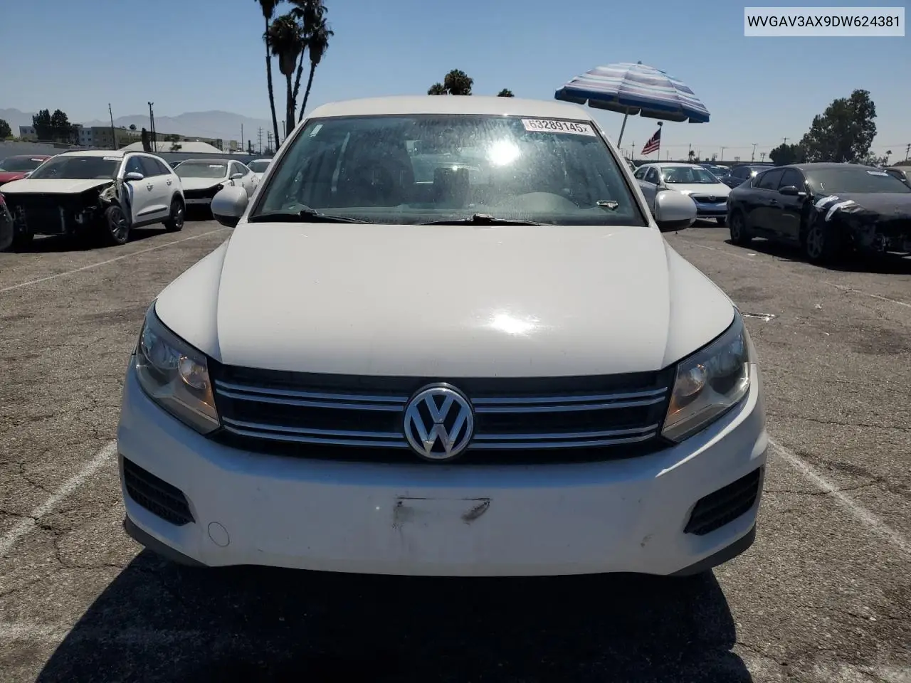 2013 Volkswagen Tiguan S VIN: WVGAV3AX9DW624381 Lot: 63289145
