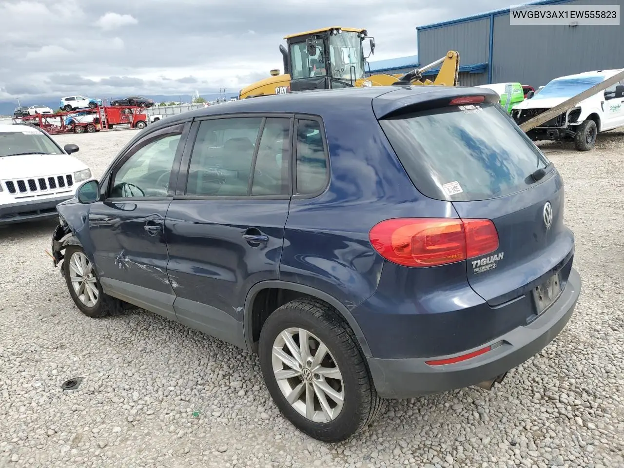 2014 Volkswagen Tiguan S VIN: WVGBV3AX1EW555823 Lot: 56798025