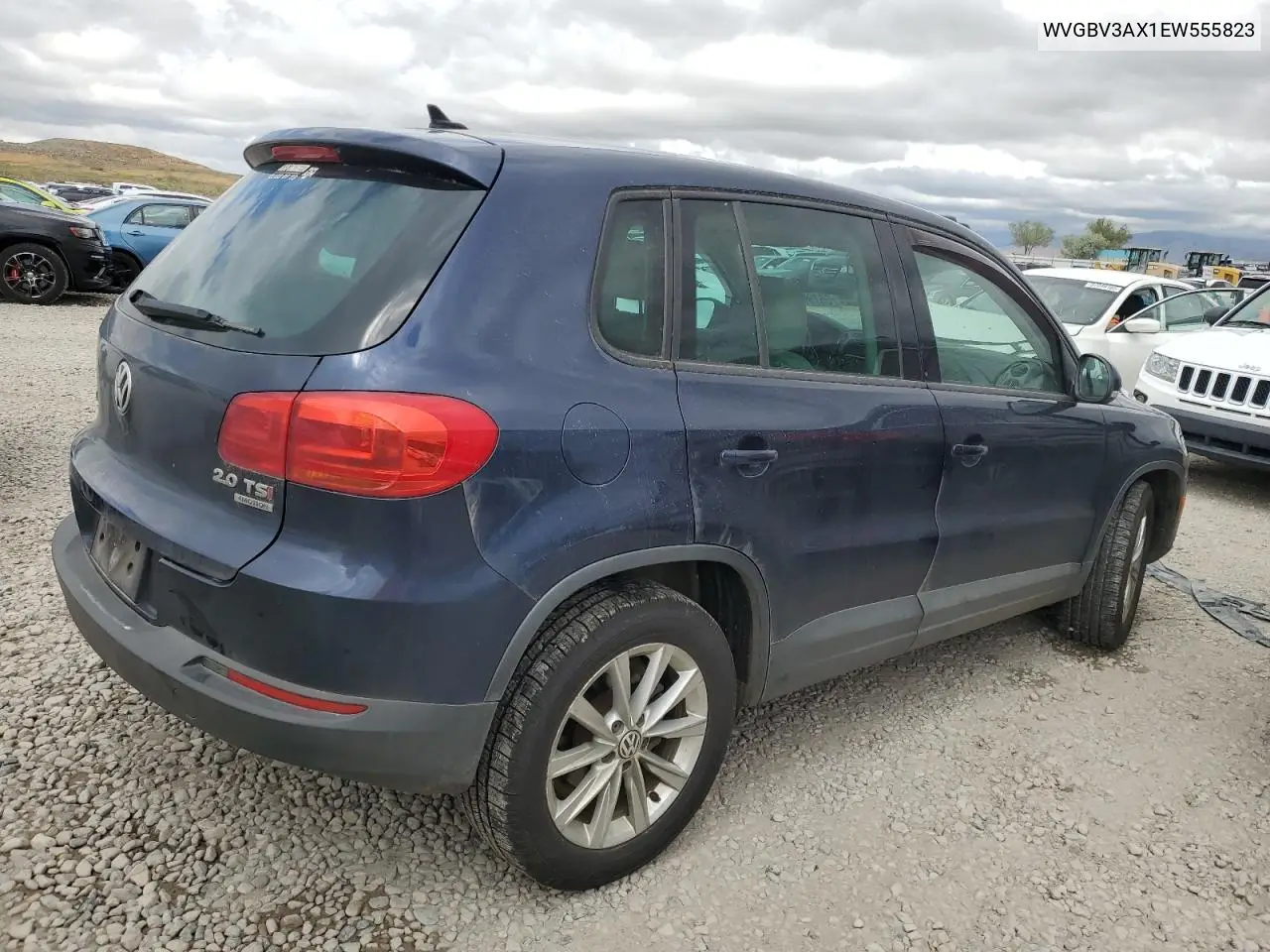 2014 Volkswagen Tiguan S VIN: WVGBV3AX1EW555823 Lot: 56798025