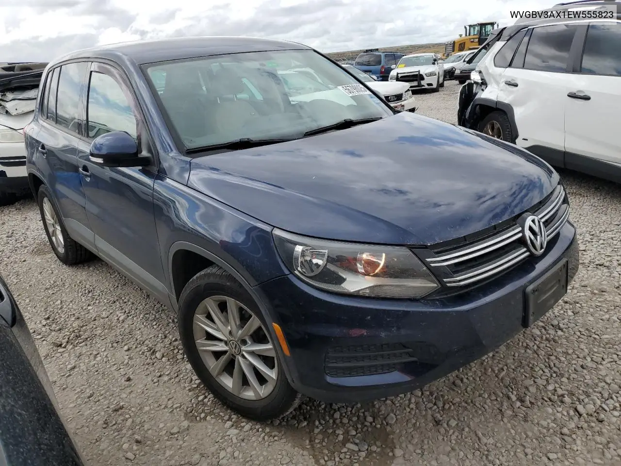 2014 Volkswagen Tiguan S VIN: WVGBV3AX1EW555823 Lot: 56798025
