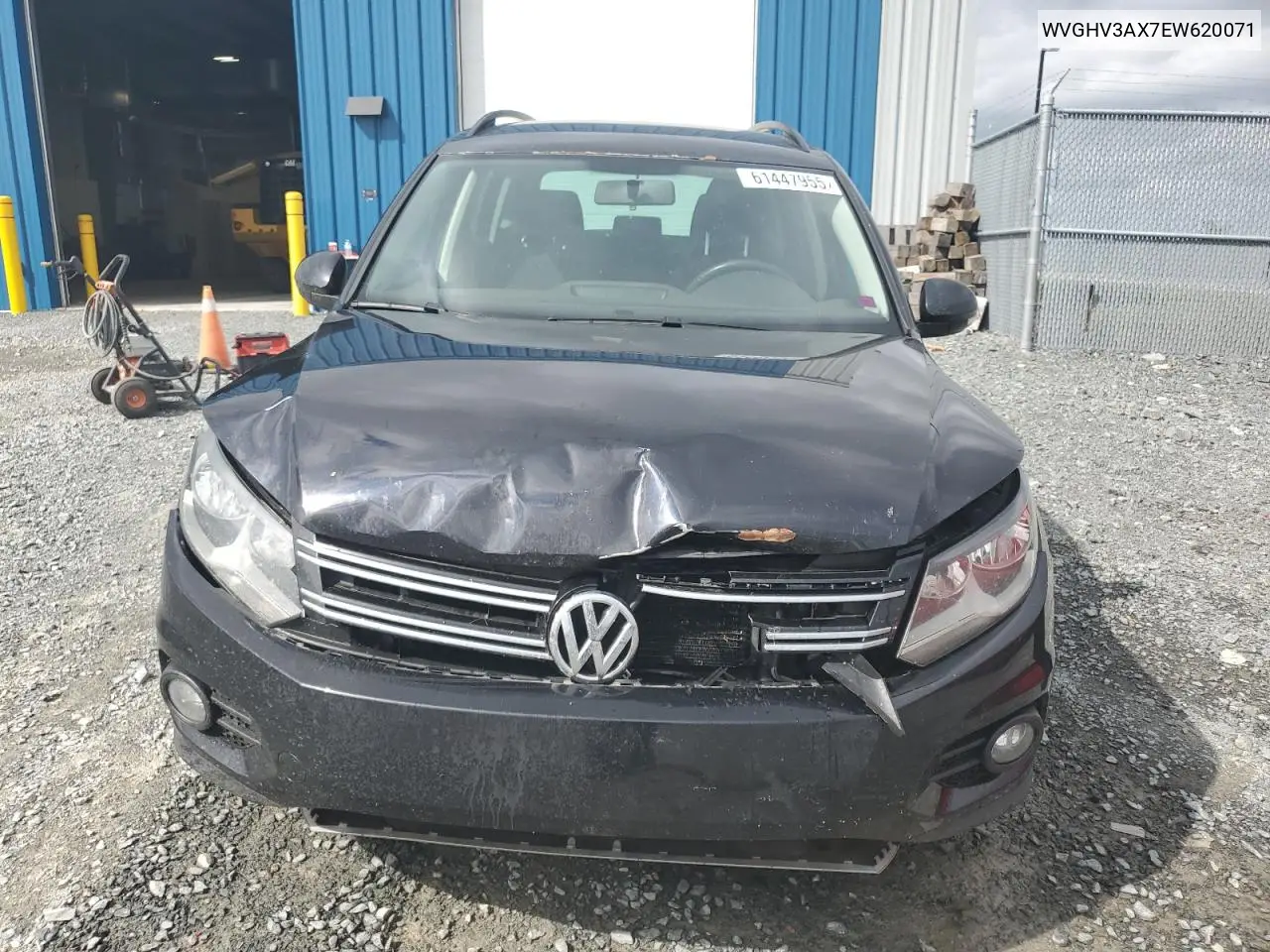 2014 Volkswagen Tiguan S VIN: WVGHV3AX7EW620071 Lot: 61447955