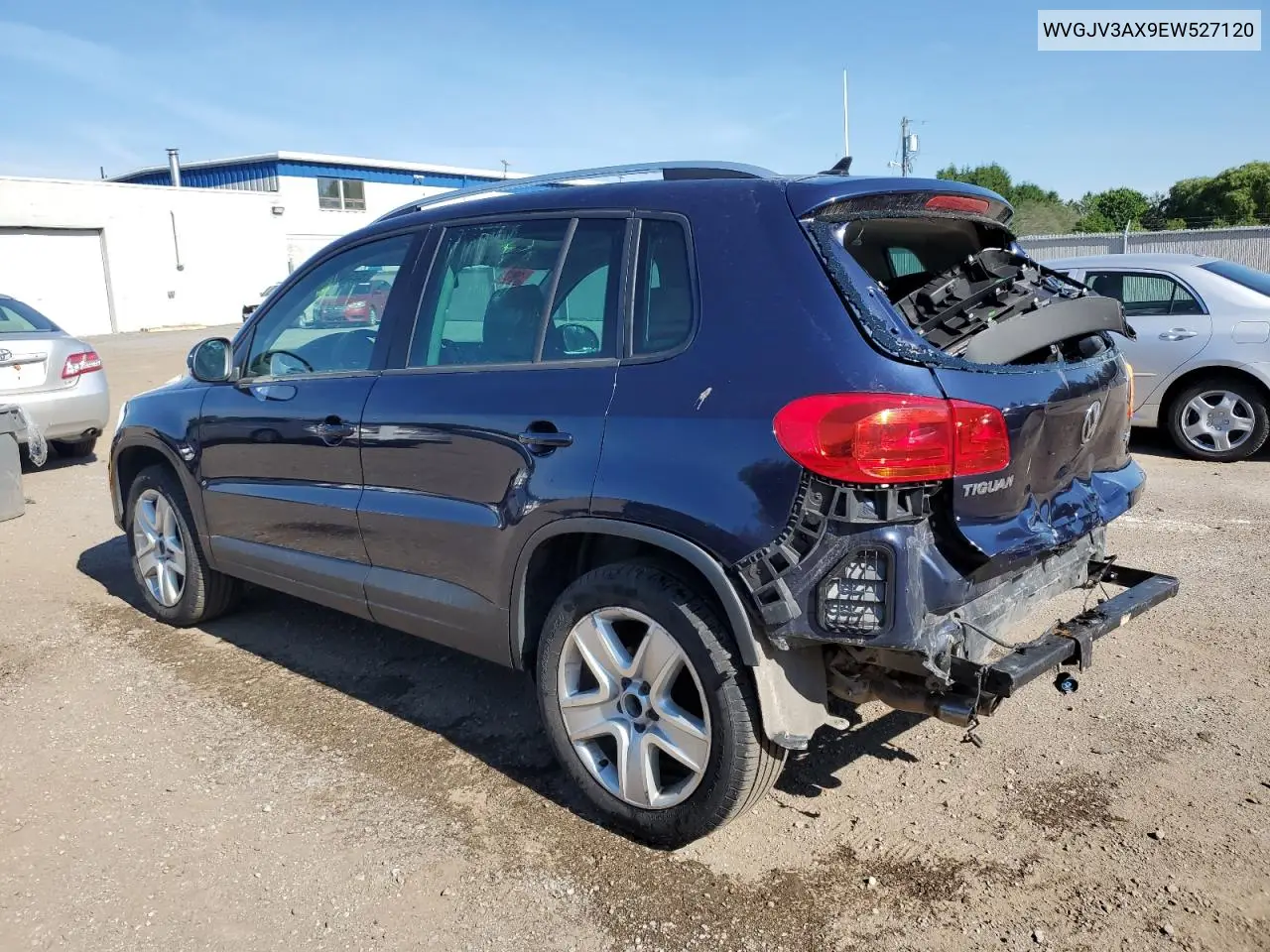 2014 Volkswagen Tiguan S VIN: WVGJV3AX9EW527120 Lot: 62544755