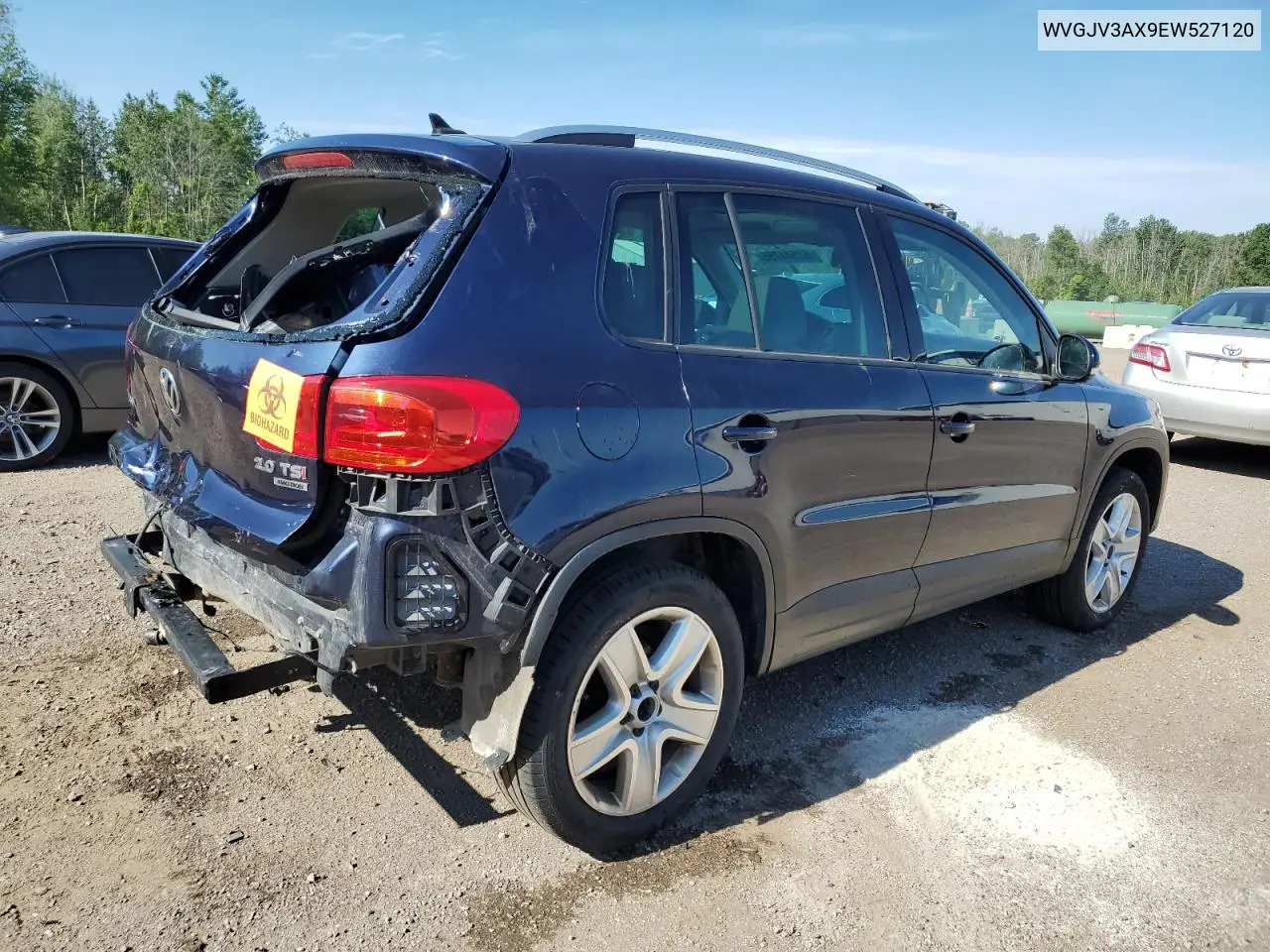 2014 Volkswagen Tiguan S VIN: WVGJV3AX9EW527120 Lot: 62544755