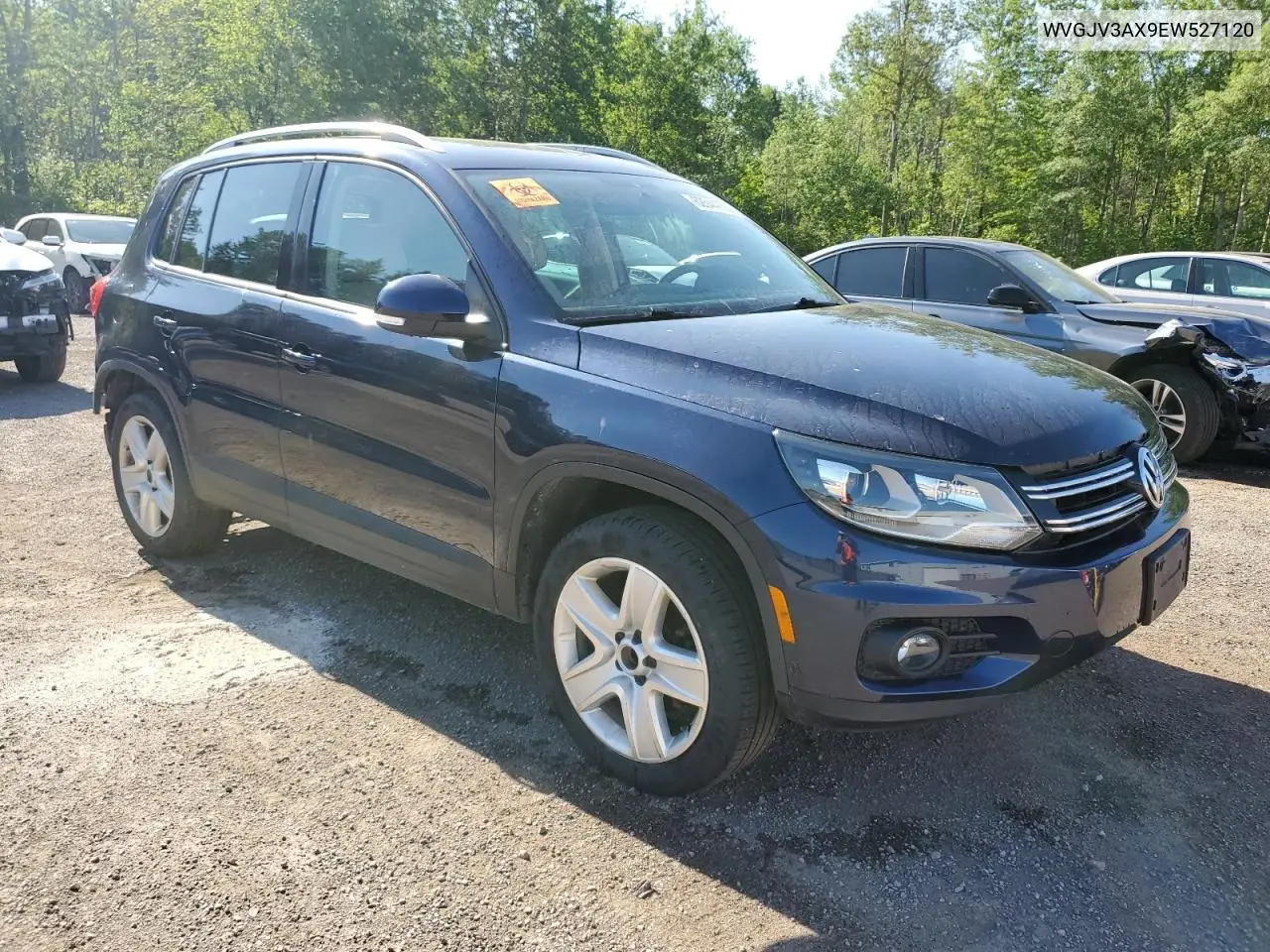 2014 Volkswagen Tiguan S VIN: WVGJV3AX9EW527120 Lot: 62544755