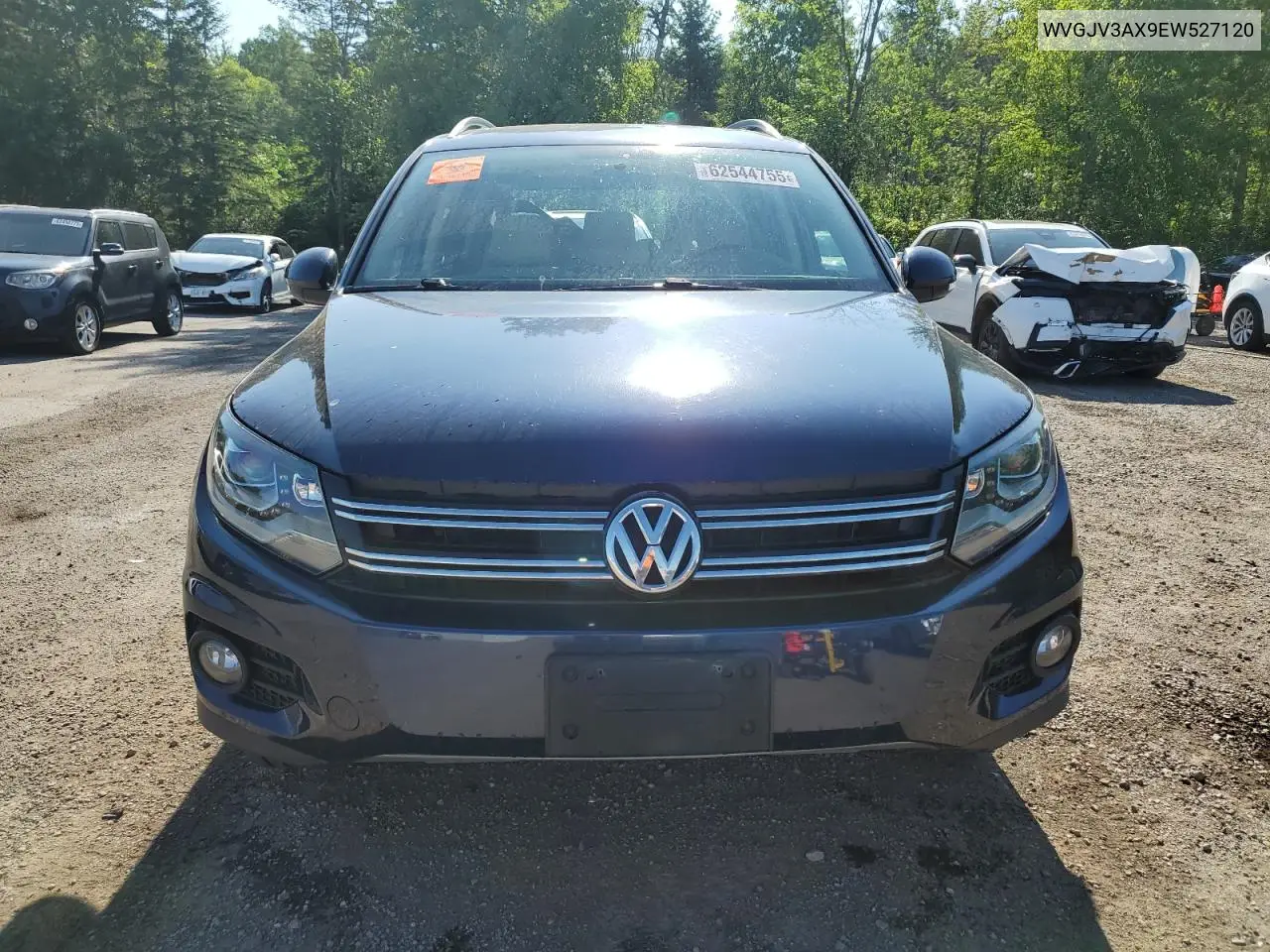 2014 Volkswagen Tiguan S VIN: WVGJV3AX9EW527120 Lot: 62544755