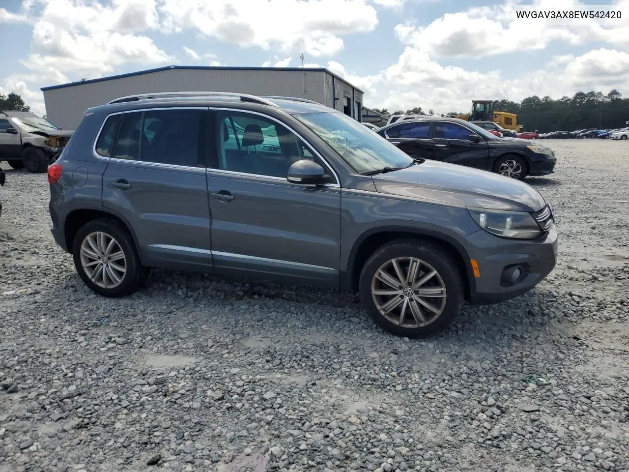 2014 Volkswagen Tiguan S VIN: WVGAV3AX8EW542420 Lot: 62928555