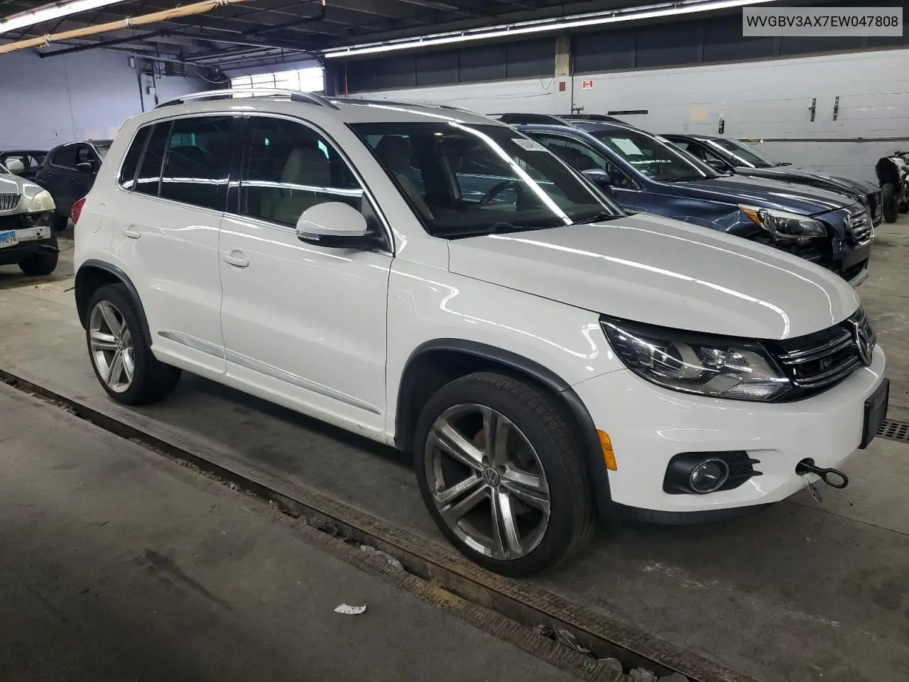 2014 Volkswagen Tiguan S VIN: WVGBV3AX7EW047808 Lot: 63049195