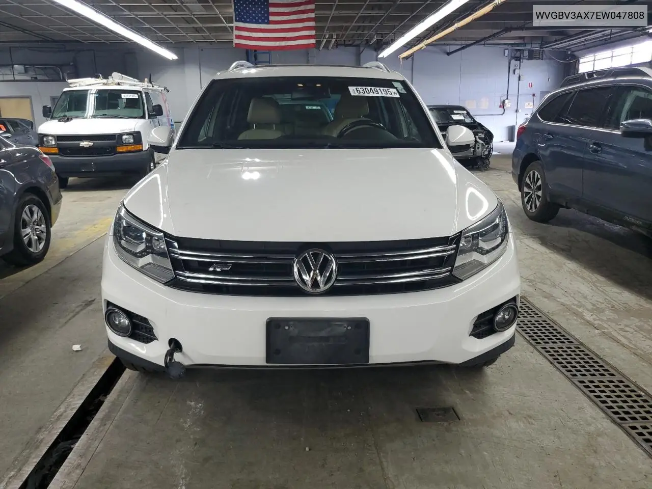 2014 Volkswagen Tiguan S VIN: WVGBV3AX7EW047808 Lot: 63049195