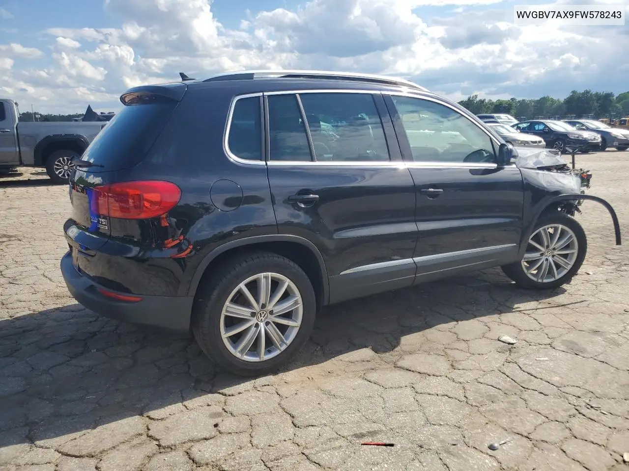 2015 Volkswagen Tiguan S VIN: WVGBV7AX9FW578243 Lot: 53835255