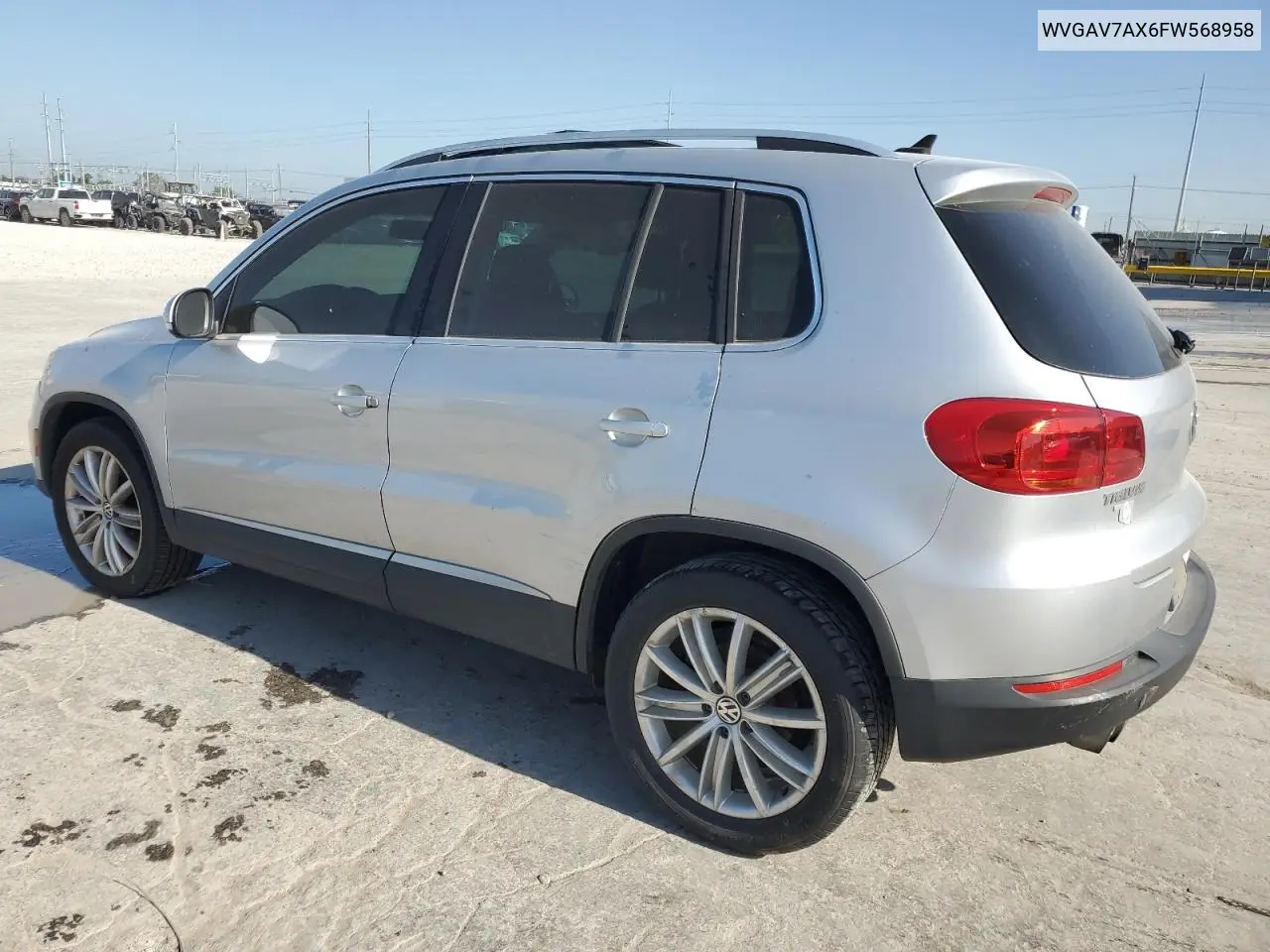 2015 Volkswagen Tiguan S VIN: WVGAV7AX6FW568958 Lot: 56716525