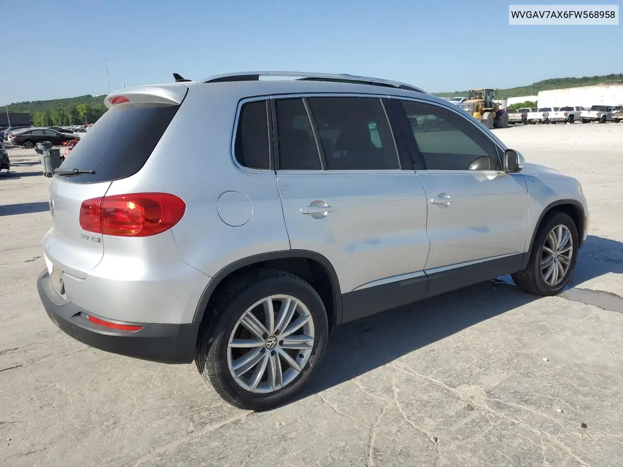 2015 Volkswagen Tiguan S VIN: WVGAV7AX6FW568958 Lot: 56716525